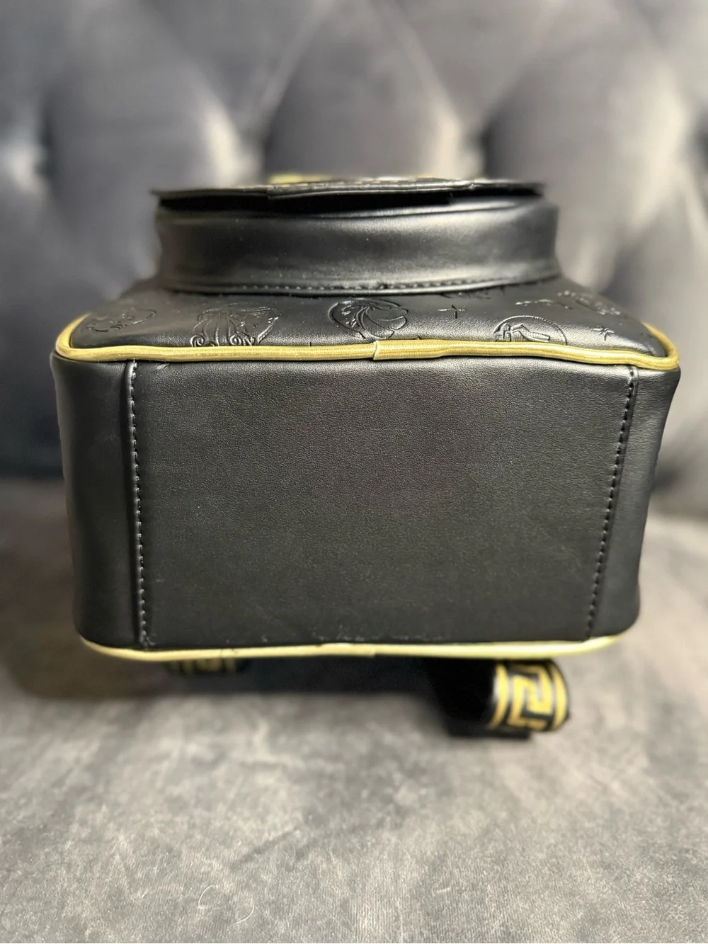 Disney Black and Gold Zodiac Mini Backpack by Loungefly